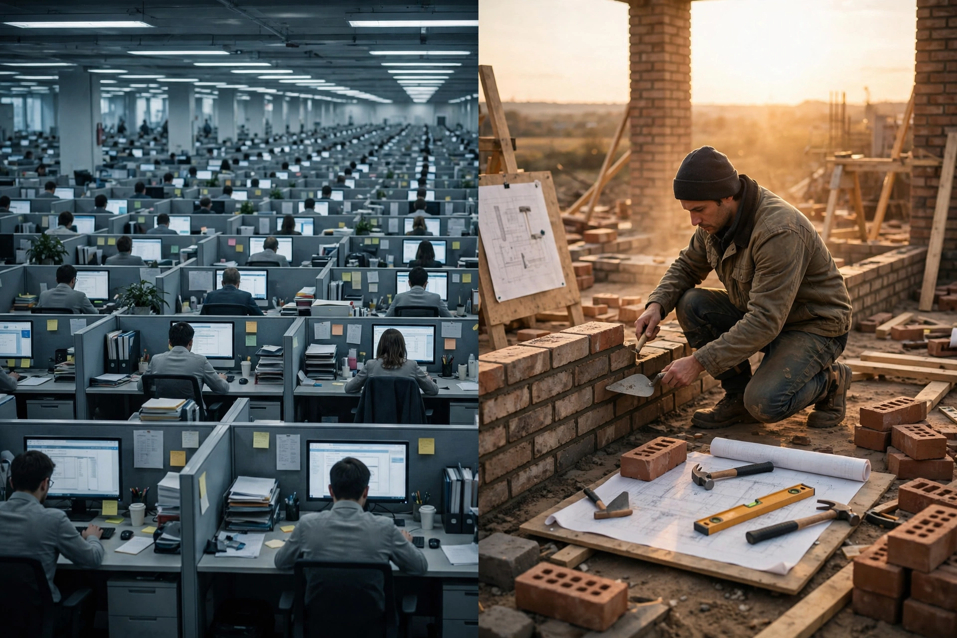 Why Most People Learn How to Work But Not How to Build